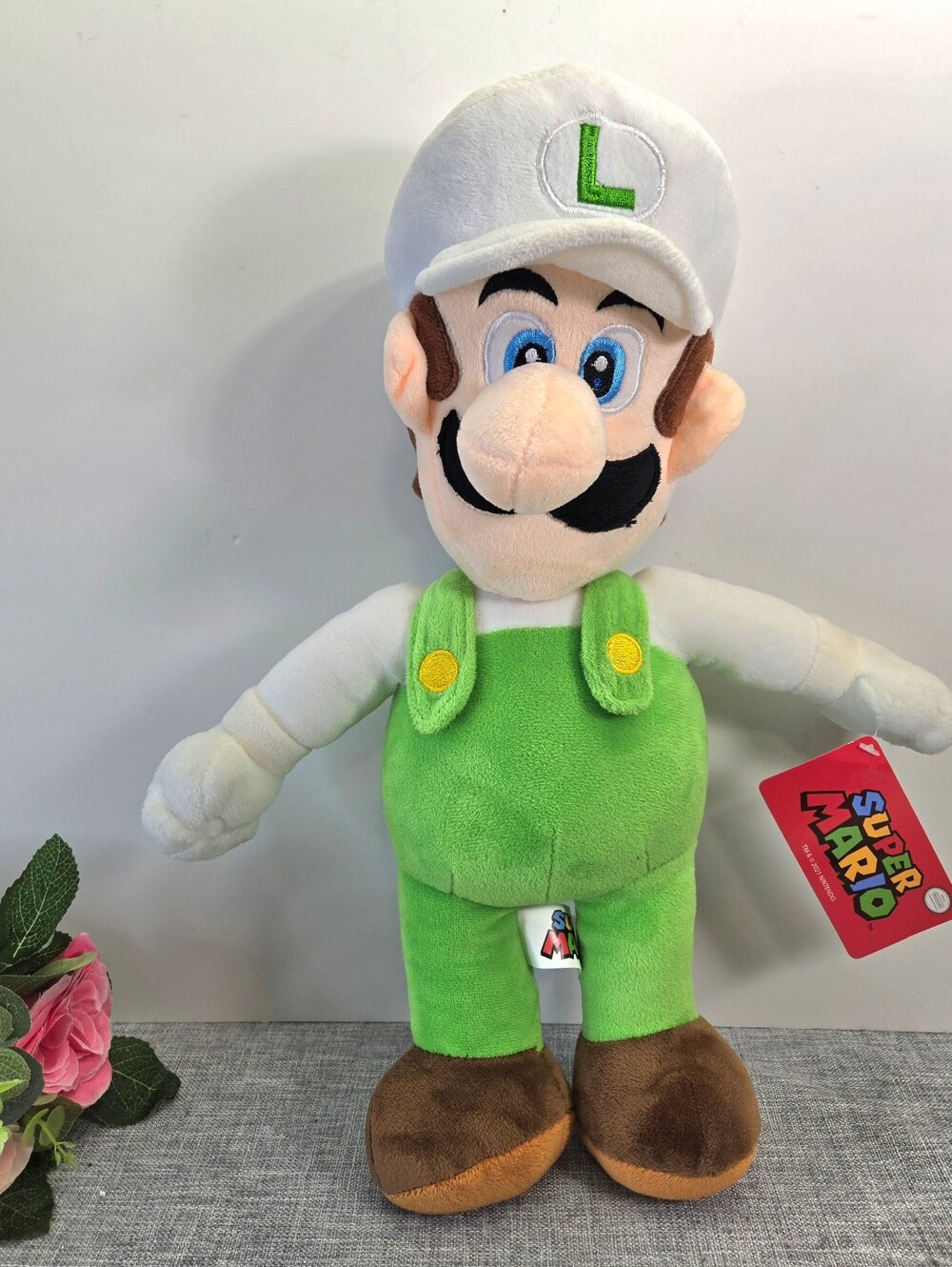 Nwt Nintendo‎ Super Mario Luigi Fire Soft Plush 12" Licensed Toy New